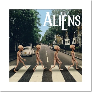 Aliens Abbey Road Posters and Art